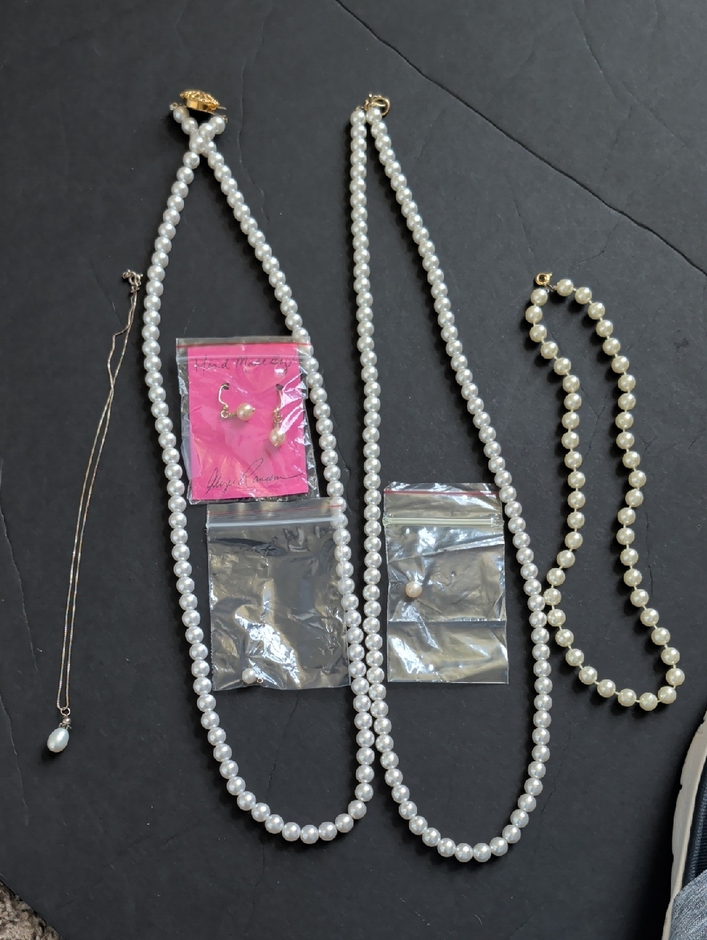 Pearl Bundle! Lustrous White Pearl Necklace - Classic Women’s Pearl Jewelry